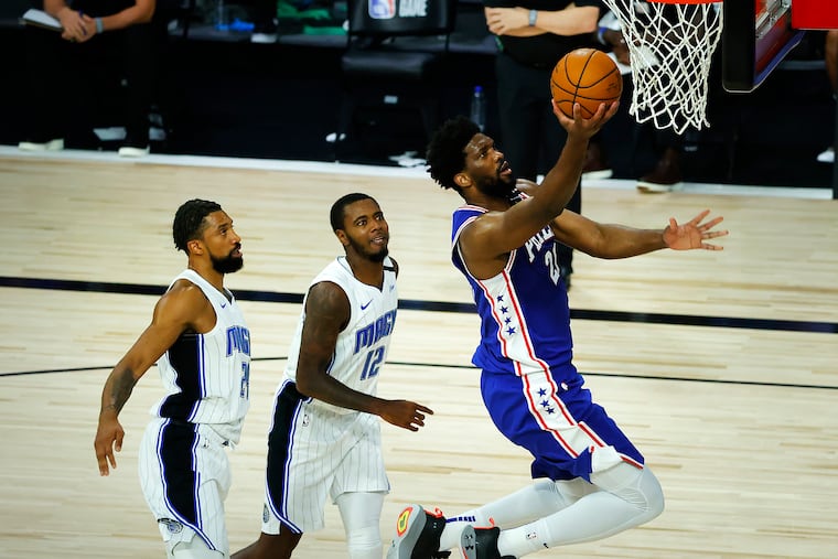 Joel Embiid finished with 23 points and 13 rebounds in the Sixers' win.