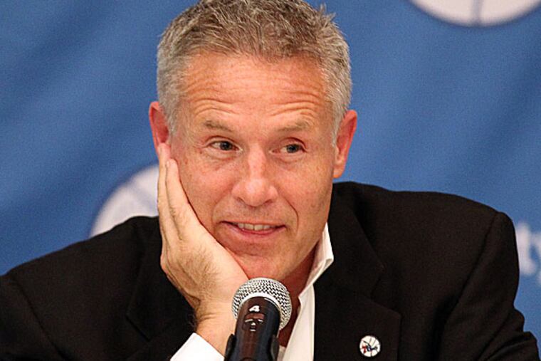 Sixers head coach Brett Brown. (Yong Kim/Staff Photographer)