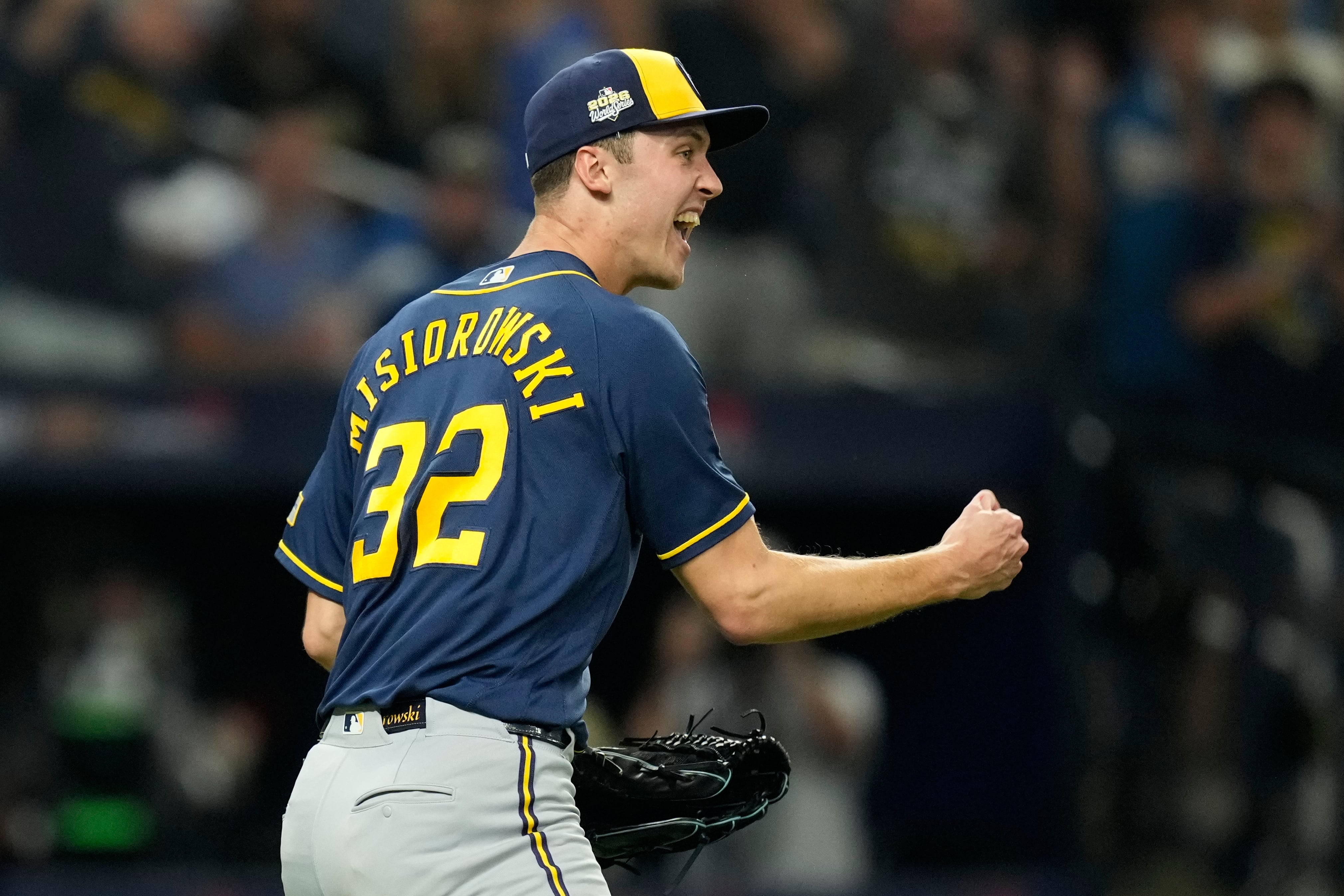 Misiorowski Throws 5⅔ Scoreless Innings as Brewers Win World Series