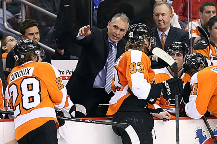 Flyers head coach Craig Berube. (Yong Kim/Staff Photographer)