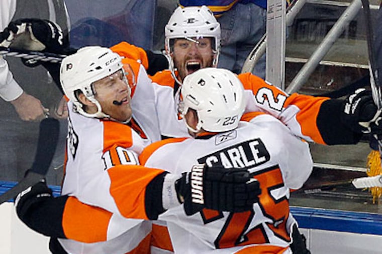 The Flyers stunned the Sabres with a 5-4 overtime win in Game 6 in Buffalo. (Yong Kim/Staff Photographer)