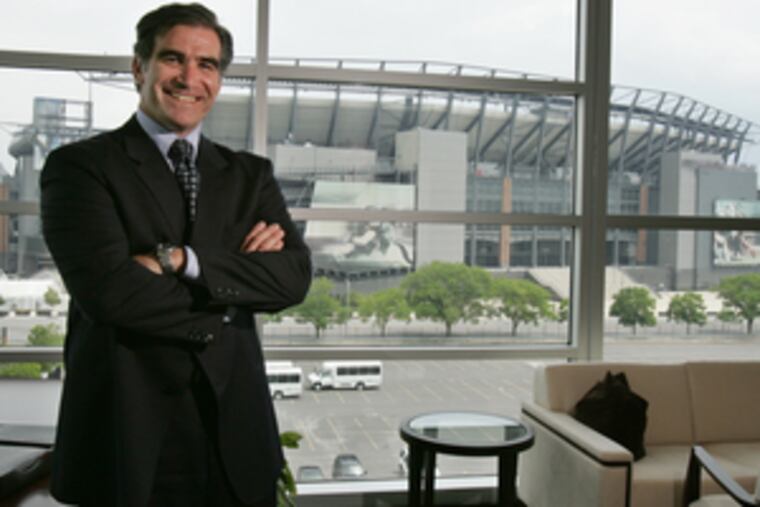 Jon Litner, now at the Wachovia Center , will be moving along with his operation to Comcast's new Center City building in the summer.