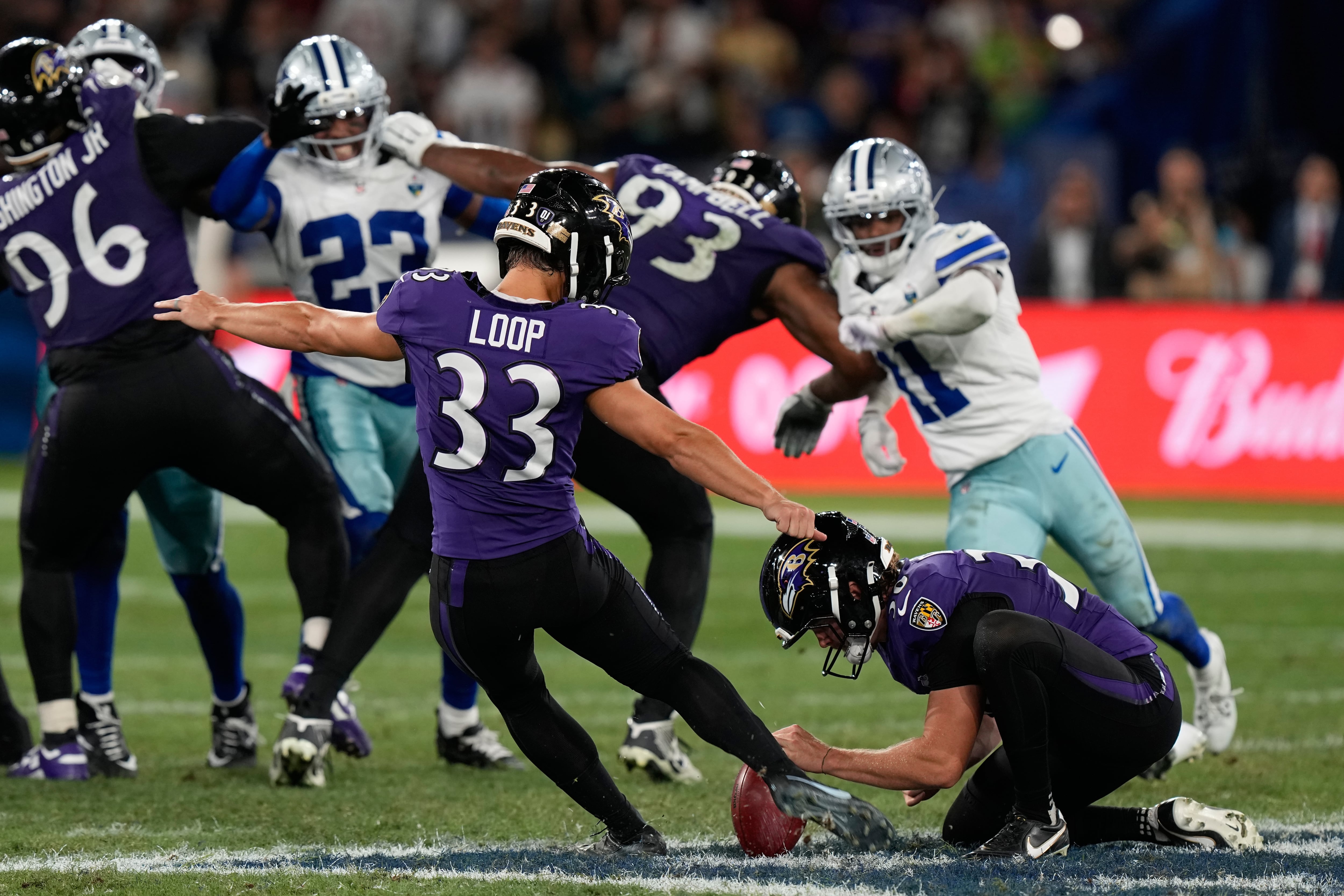 Tyler Loop and the Ravens needed a win like that. Now they'll have to face major O-line injuries