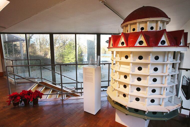 The large Bird House on the main floor of the closed Noyes Museum in Galloway Township, N.J.