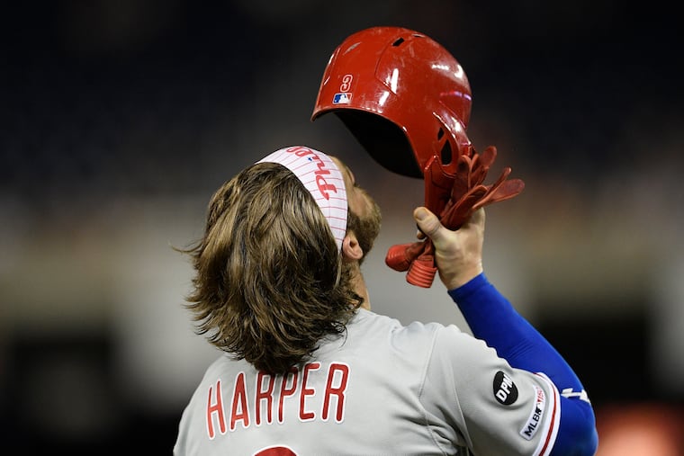 Phillies right fielder Bryce Harper said he was happy for his former teammates after the Washington Nationals won the World Series last season.