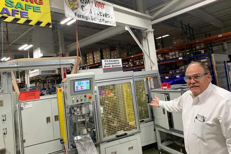 Al Frattarola is global engineering director at Southco, a Concordville company that makes overhead-compartment switches for Boeing 737 MAX jets, and many other parts for manufacturers at its plants around the world