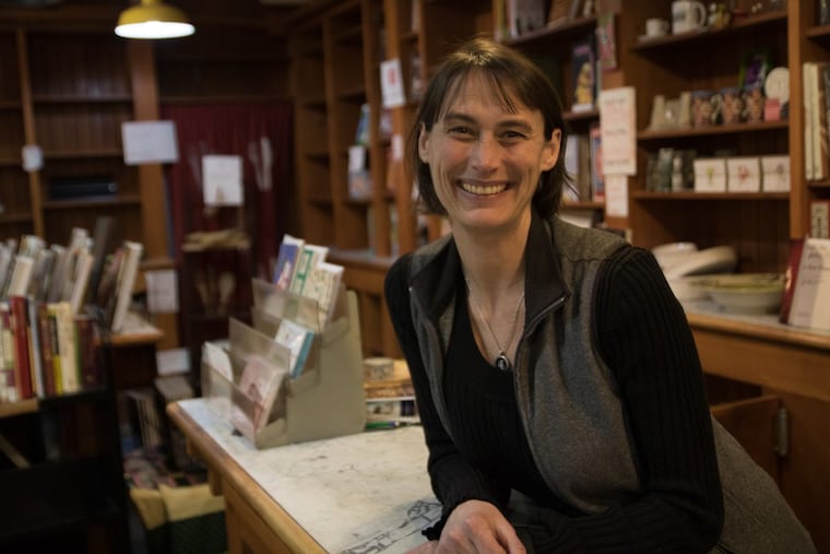 Owner Jill Ross at The Cook Book Stall at Reading Terminal Market on Wednesday afternoon, December 6, 2017. She took it over in 2003.