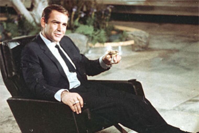 Actor Sean Connery was the first to portray James Bond on film. He's shown during the filming of "You Only Live Twice" in Tokyo, in 1966.