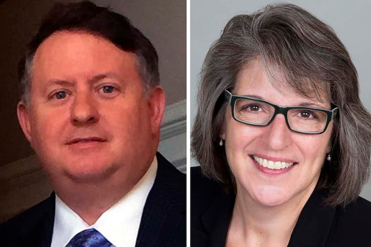 Jack R. Garfinkle (left) and Amy Rosenberger.