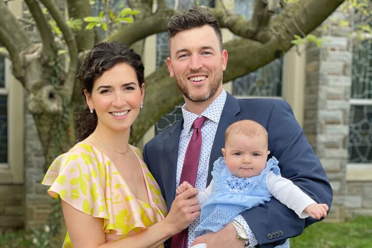 Bridget and Ryan with daughter Maeve.