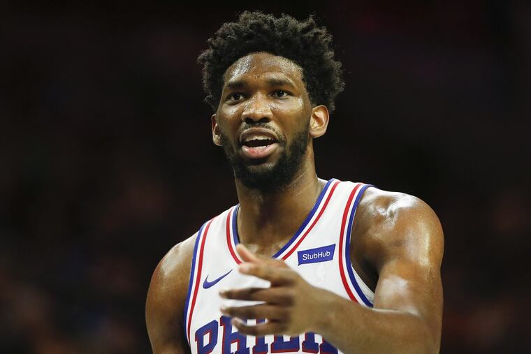 The grind of a full NBA season is showing signs of wear on Joel Embiid.