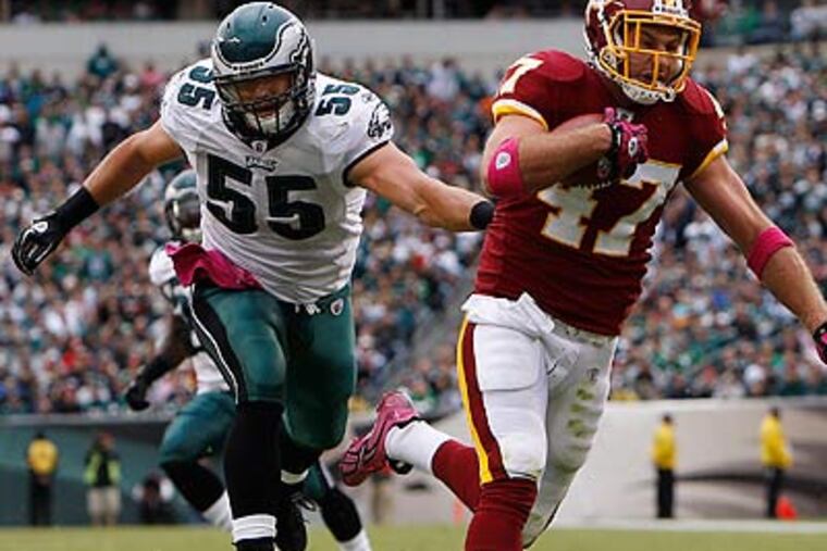 The Eagles gave up touchdowns to the Redskins on each of their first two possessions. (David Maialetti/Staff Photographer)