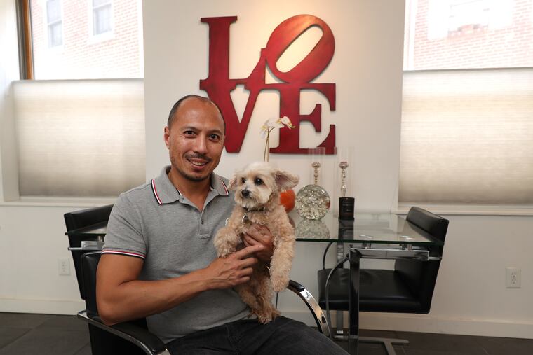 Ray Cancio lives in a compact house in Northern Liberties with his Maltipoo, Cooper. He previously lived in Bucks County and then in a loft near Philadelphia's Chinatown.