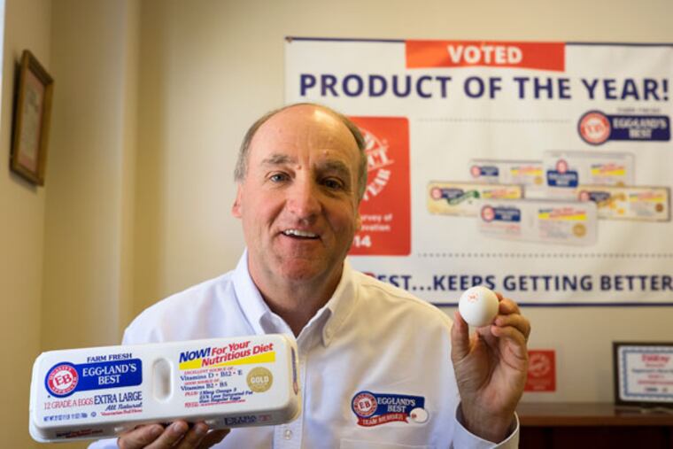 "Specialty eggs is going to continue to be a bigger and bigger and bigger part of the entire egg category," says Eggland’s Best CEO Charles Lanktree. (Ed Hille / Staff Photographer)