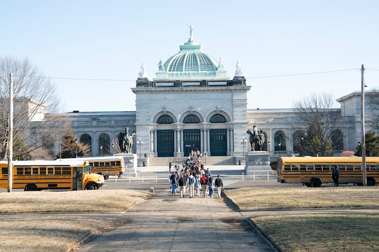 The exterior of the Please Touch Museum, which hosted a field trip from the cast and crew of 'Abbott Elementary' for the sitcom's season four finale that aired April 16 on ABC.