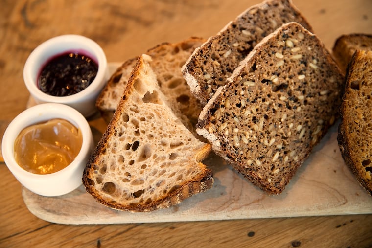 The bread tasting platter at High St. on Market.