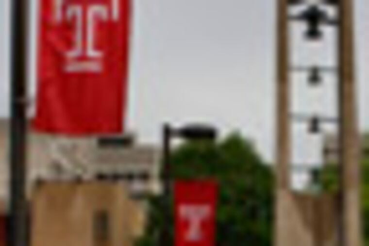 The Bell Tower on the Temple campus. ( Michael S. Wirtz / Staff Photographer ). 5/20/2011. EDITORS NOTE: PTEMPLE22. Last year, knowing that the Pennsylvania government was in deep financial trouble, Temple University leaders prepared for a possible, painful cut of as much as 6 percent in state aid. Oops. The real cut, at the moment, stands at 25 percent. And that's an improvement. Gov. Corbett initially suggested a 50-percent reduction in higher-education funding. At Temple, university officials have imposed freezes on hiring, salaries and travel. But the pain to come may make those measures look like a scraped knee. Also at risk, observers say, is something larger: Temple's role as a respected, local university that offers opportunity to area high-school students, including those from the city's public schools.