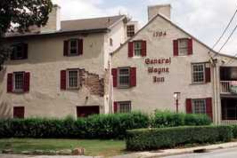 The General Wayne Inn in Merion is one of a number of colonial-era inns in the area that have been through several incarnations in recent years.