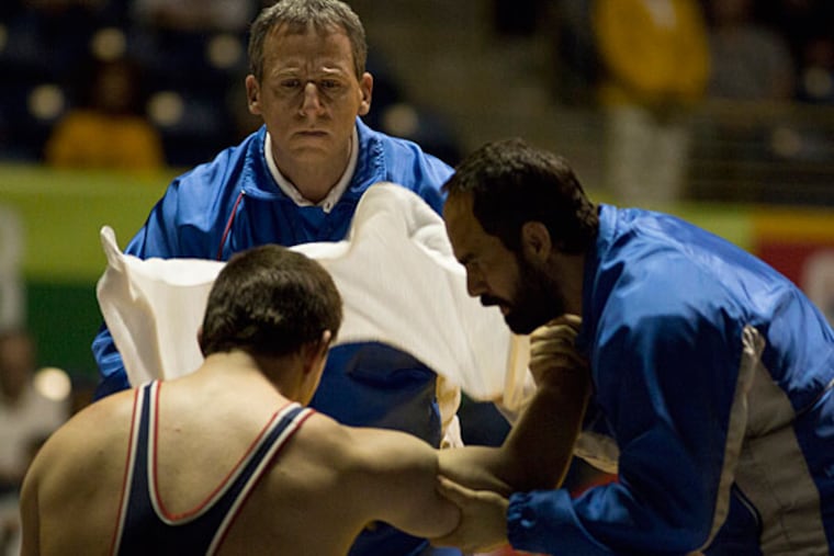 Steve Carell and Channing Tatum star in "Foxcatcher." (Scott Garfield/MCT)