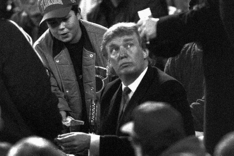 Donald Trump attended Game 4 of the Phillies-Blue Jays 1993 World Series at Veterans Stadium. He told the Inquirer he was rooting for the Phillies.