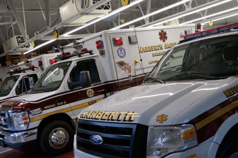 Volunteer ambulance companies have struggled as training costs and requirements have risen. The pay for professionals lags. (TOM GRALISH/Staff Photographer)
