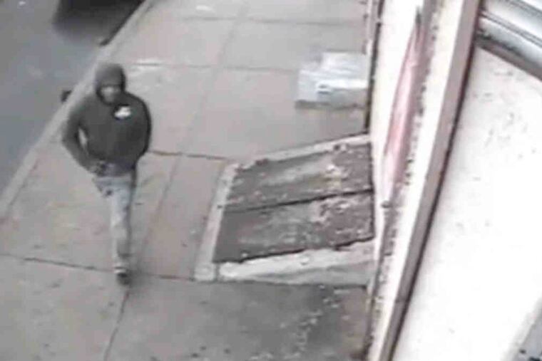 Police are searching for this man in connection with a Feb. 25 shooting on Dickinson Street near 24th in South Philadelphia.