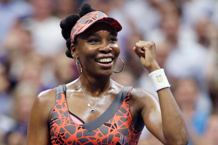 Venus Williams said she loves to play in Philly because of the reception she receives from her fans.
