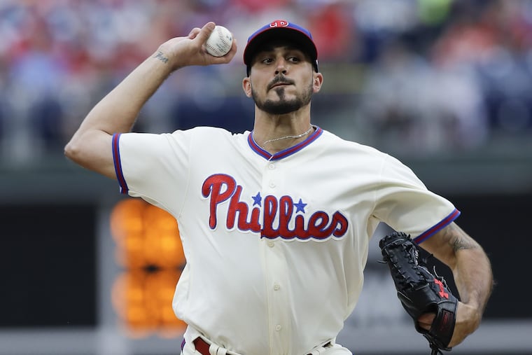 Phillies starter Zach Eflin went 5-0 with a 1.76 ERA in June.