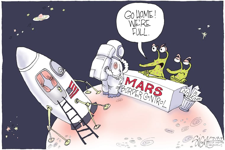 Signe cartoon
TOON19
Mars Immigration