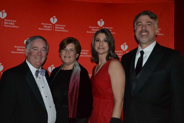 Jack Lynch (left) and his wife, Debbie, and Meredith Lavery and her husband, Hugh.