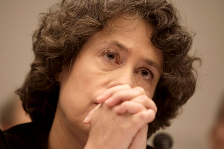 FDIC chief Sheila Bair testifies before a House panel. She broke ranks with the White House yesterday on foreclosure rescues.