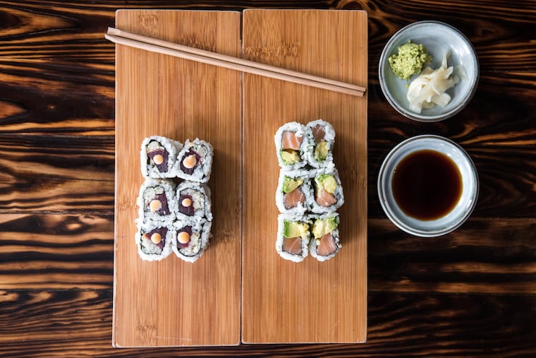 With a fresh fish supplier and a sharp knife at your disposal, constructing sushi at home can be easy.