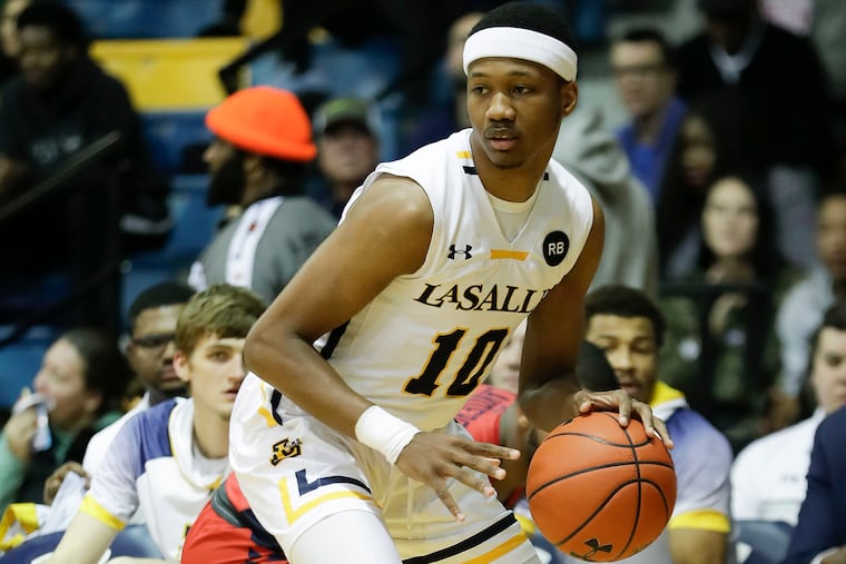 La Salle guard Isiah Deas scored 19 points in the loss at Rhode Island.