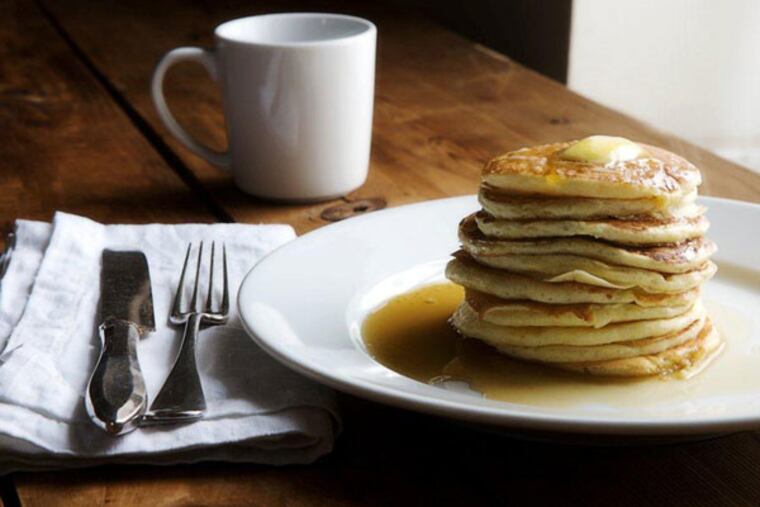 Neen's Buttermilk Lovecakes - "Slather on the butter and a few good glugs of real maple syrup." (Canal House)
