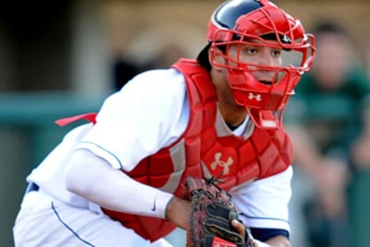 Entering Saturday, catcher Sebastian Valle was hitting .303 with five home runs and 37 RBIs for Clearwater.