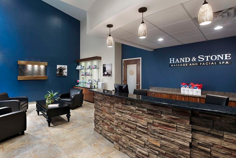 Hand & Stone has 44 offices in the region, including this one in Center City.