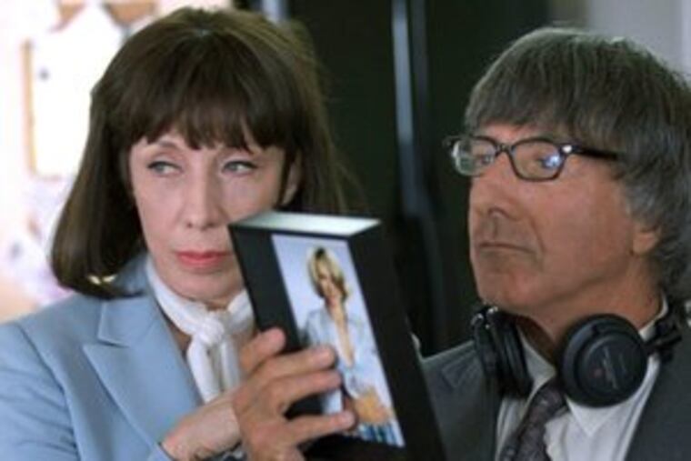 Lily Tomlin and Dustin Hoffman in"I Huckabees." Russell had a 1999 run-in with George Clooney on the set of "Three Kings."