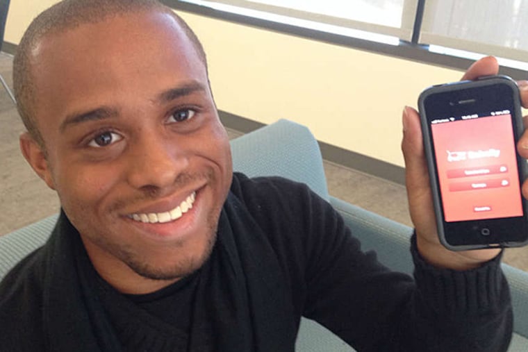 Christopher Gray's own difficulty in researching college scholarships led him to create Scholly, a smartphone app that aggregates scholarship data. (Michael Hinkelman/Staff)