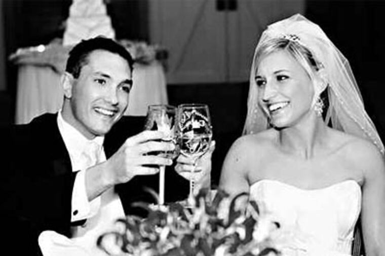 Kasey Lou Petersen and Thomas Patrick Deja were married June 6 at Normandy Farm in Blue Bell. Photo credit: Philip Gabriel Photography/ www.philipgabriel.com.