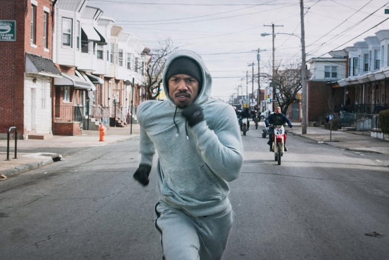 "Creed," a 2015 Warner Bros film with Michael B. Jordan.