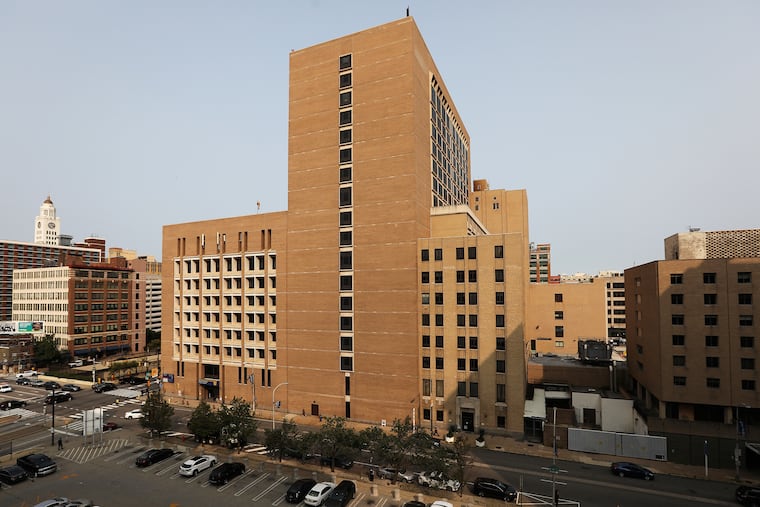 The former Hahnemann University Hospital is pictured in Center City in 2020. The now-shuttered hospital will pay $32 million in a lawsuit settlement over a birth injury.