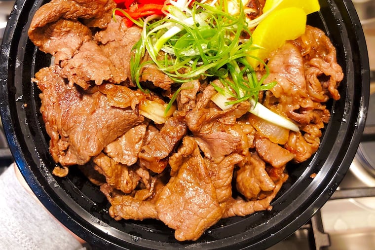 Sukiyaki is one of the many excellent traditional Japanese dishes on the menu for takeout at Royal Izakaya.