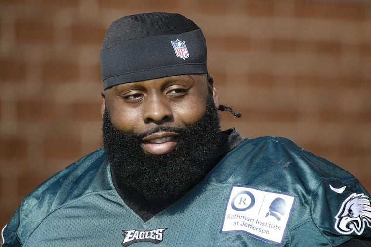 Eagles left tackle Jason Peters.
