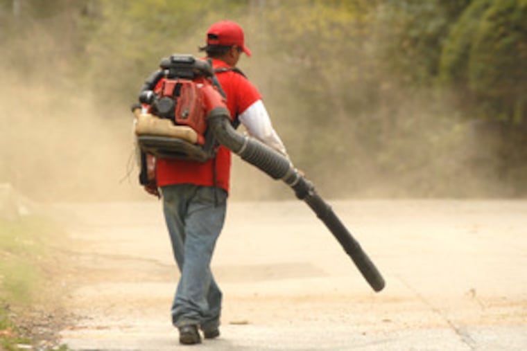 A not-so-silent spring arrives in Gladwyne. In Lower Merion, a group is raking in support for efforts to curb the right to bear leaf blowers.