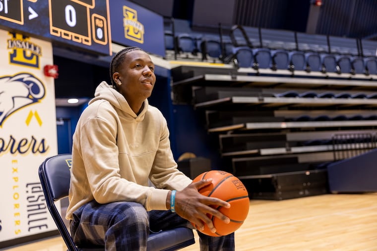 Truth Harris, joined La Salle in the offseason. The Explorers are his fifth school in five years, but there is a method to his madness, thanks to the NCAA's transfer portal and NIL.
