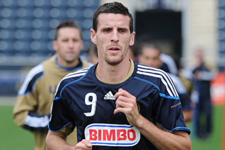 Sebastien Le Toux and the Union are hoping for a strong start in the MLS playoffs. (Sarah J. Glover/Staff Photographer)