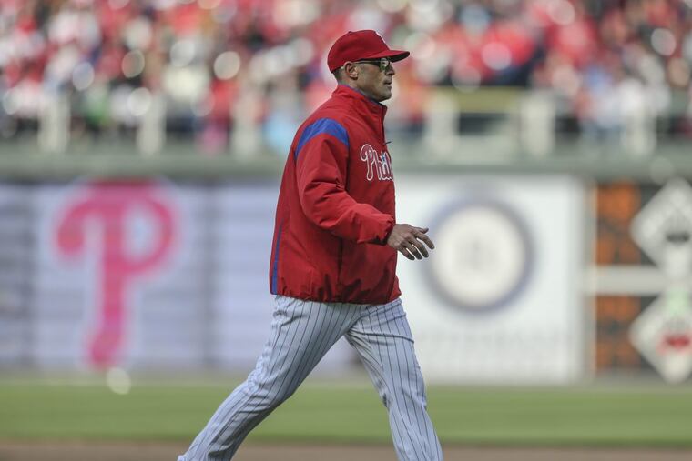 Philadelphia Phillies manager Gabe Kapler was booed after pulling pitcher Nicholas Pivetta during the sixth inning of Thursday’s home opener against the Miami Marlins.