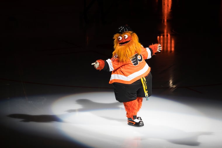 Gritty loves the spotlight.