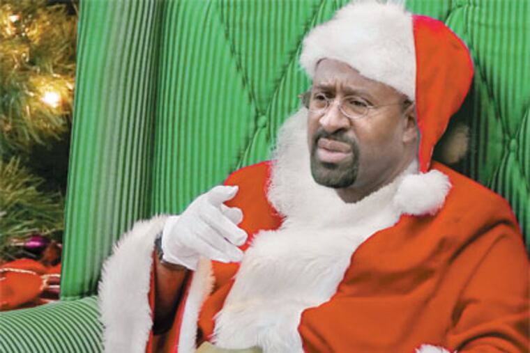 Mayor Michael Nutter says the city will allow the word 'Christmas' to be put back in the peddler's area at Dilworth Plaza, outside of City Hall. (Daily News Photo illustration)