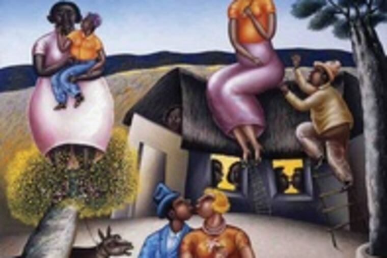 Maximino Javier's "Summer's Dream" (oil on canvas, 2002) is in "The African Presence in Mexico."
